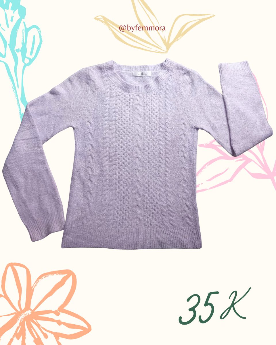 byfemmora's tweet image. ♧ Preloved Atasan Sweater Rajut ♧

Tb/bb model di foto: 149 cm/40 kg  

Pemakaian pribadi  

Detail? DM #preloved #prelovedbyfemmora #prelovedatasan