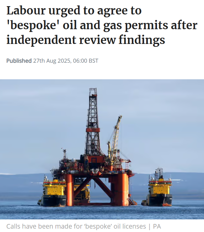 StopCambo's tweet photo. Dressing up new oil and gas licences as ‘bespoke’ does not change the reality: Labour made an election promise to put an end to new oil and gas exploration.

A promise people voted for, and one they must keep. 🧵 https://t.co/MCbqNu39tw