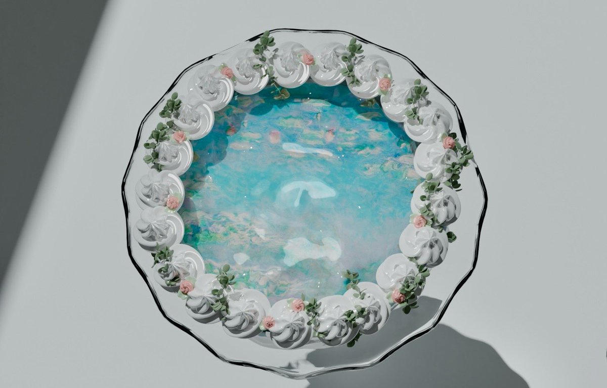 これも反射が綺麗で気に入ってる🪷