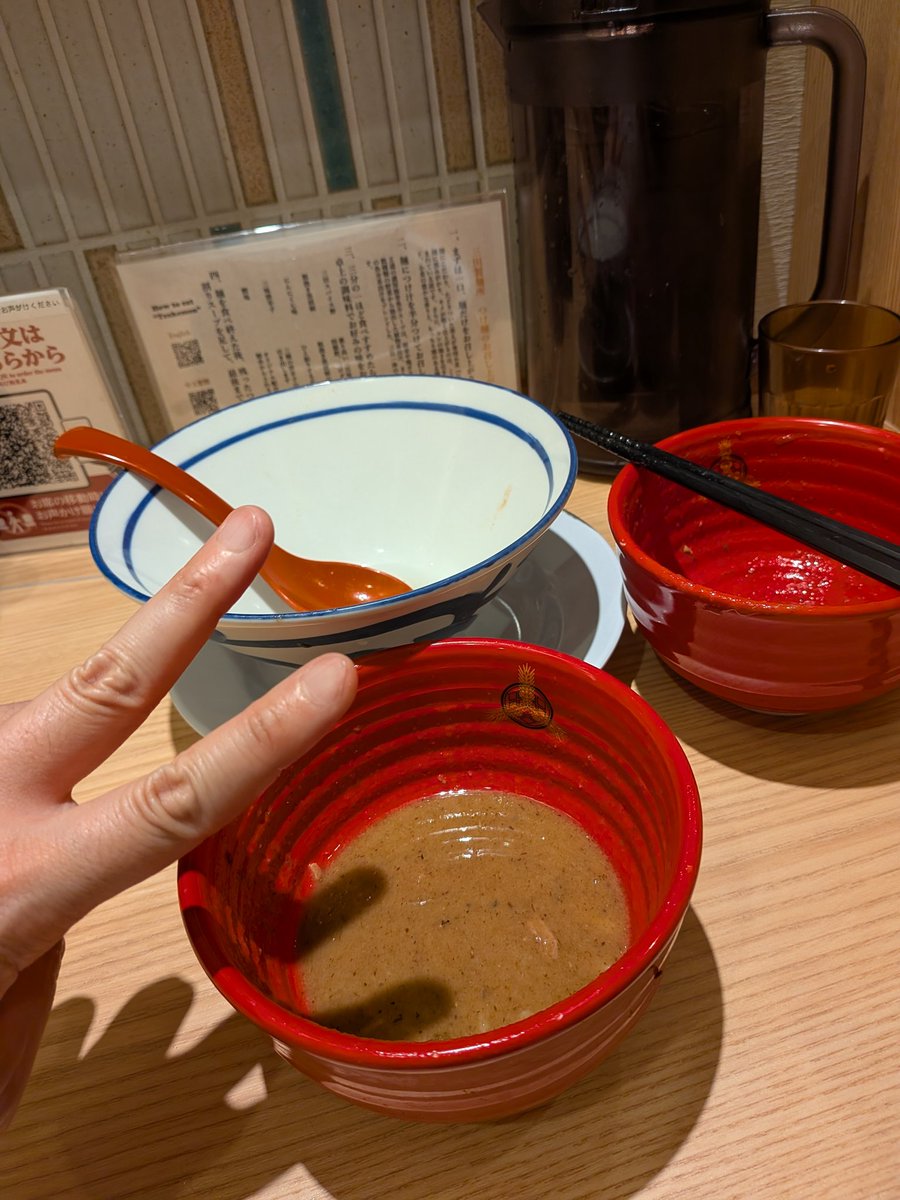 July_August_30's tweet photo. 頑張って完食
#三田製麺所
#麺1.5キロ
#つけめん https://t.co/nwWjT90mx8
