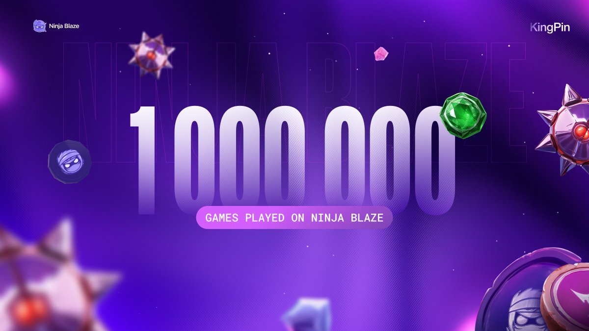 Over 1,000,000 games have already been played on <a href="/NinjaBlazeApp/">Ninja Blaze</a>! 🎮

Each one stands out for its uniqueness and transparency.

And this is just the beginning of new possibilities!