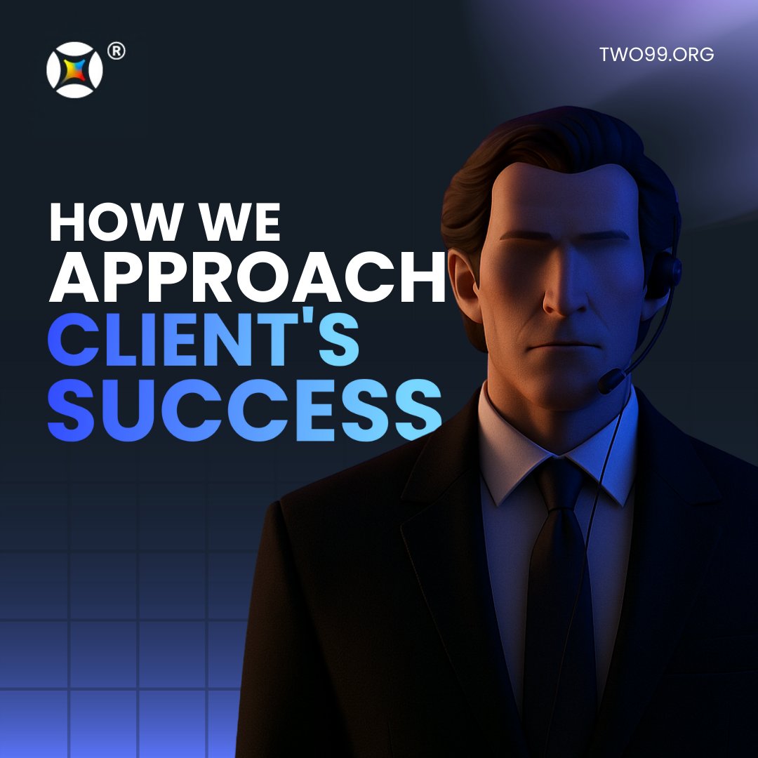 mail4agam's tweet image. After 17 years in marketing, one truth stands out:
Growth doesn’t come from saying yes to everything.
It comes from asking the right questions and solving the right problems.
Here’s how we approach client success at Two99 (1/9)
