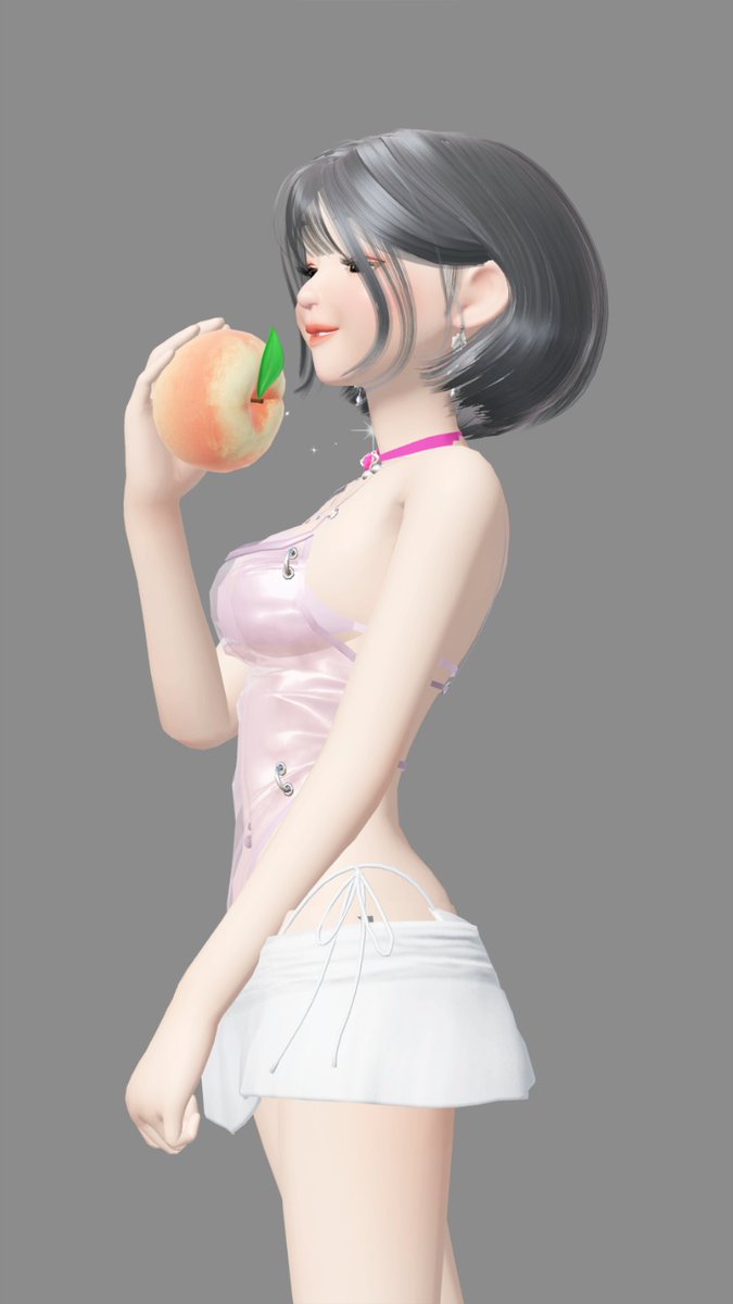 こばわっ
桃はいらんかねぇ？
桃売りぢゃないの😂
桃はいいわね
色も形も香りも🍑
まさに私だわ🤣
ぢゃまたね💕
 #おやすみなさい
 #ZEPETO