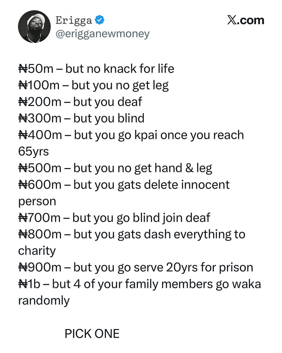 You can only pick one 🤔