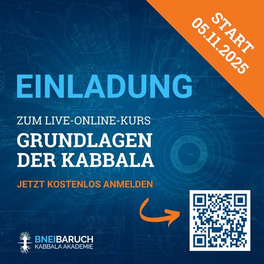 KabbalaAkademie's tweet photo. 📷 Kursstart: 5. November 2025
📷 Jetzt anmelden: https://t.co/bBEdjuHX2w
#kursstart #bneibaruch #kabbalabneibaruch #authentischekabbala #kabbalaonline #kabbalakurs https://t.co/ABvdK9jiQX
