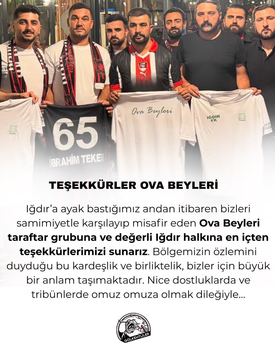 Teşekkürler Iğdır, Teşekürler Ova Beyleri!