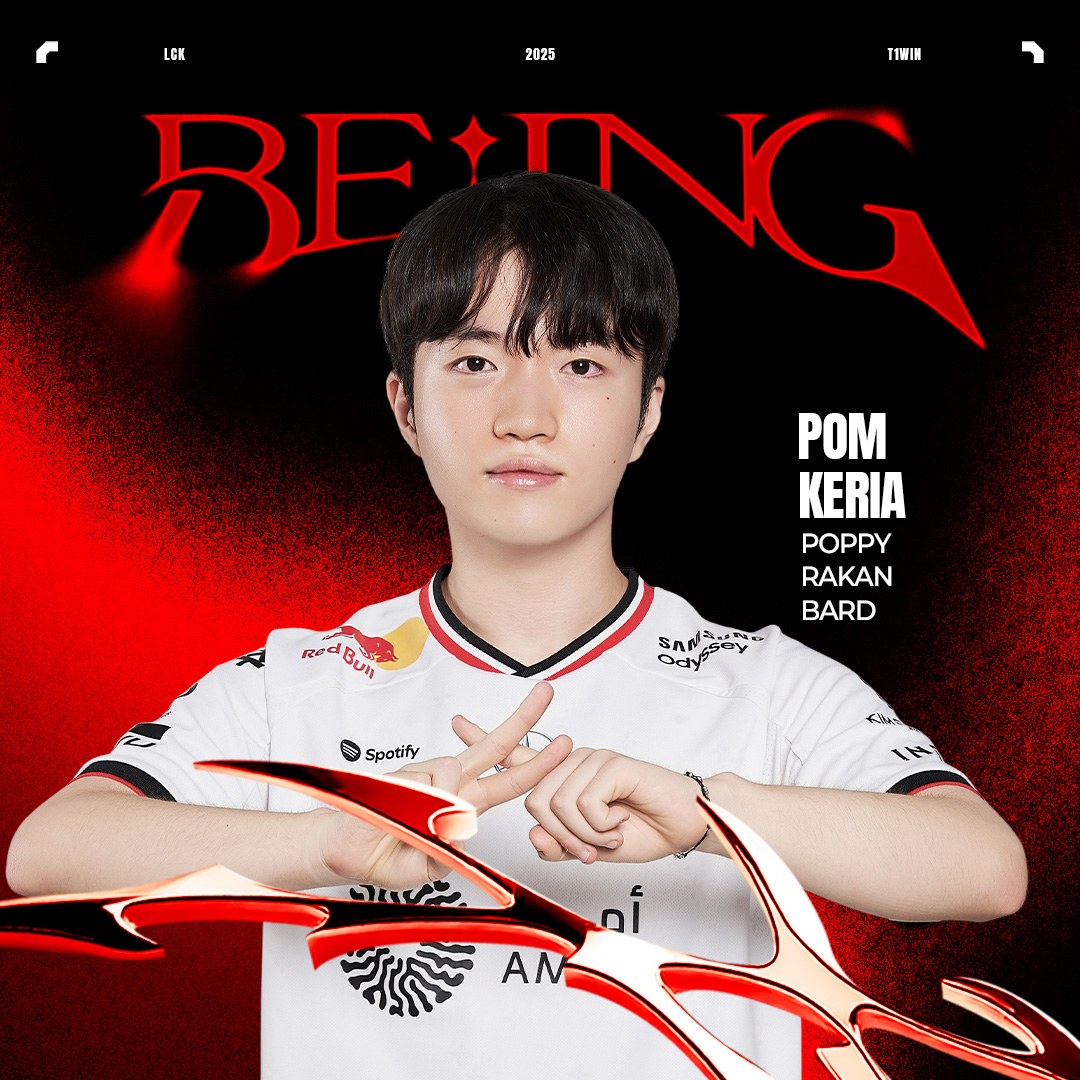 [2025 #LCK Round 5 vs HLE]

아티와 함께한 짜릿한 승리, 오늘의 POM은 Keira’ 선수입니다!
 We grabbed a victory with ‘ATI’ and Keria’ is the POM today!

#TogetherAs1