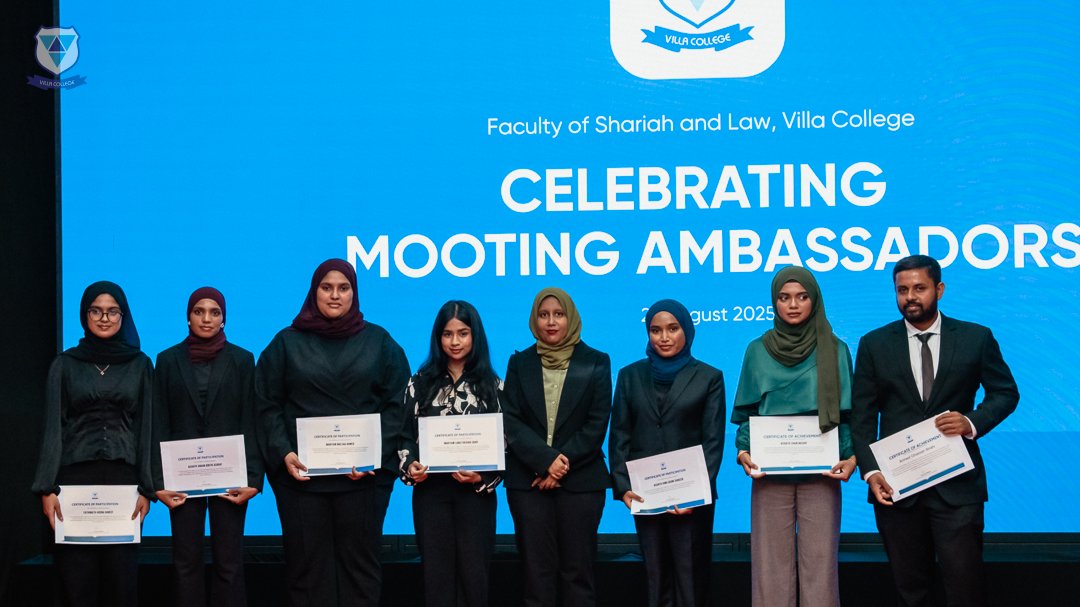 Our students didn't just compete on the world stage, they made history. A massive shoutout to our moot court teams for their incredible achievements. They battled it out to become the first Maldivian team ever to reach the finals at the 13th Middle East Vis Pre-Moot in Abu Dhabi