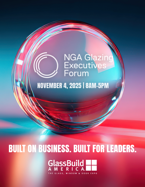 Glazing Executives Forum AT #GlassBuild
🔴 EARLY BIRD DEADLINE APPROACHING
Register now to save $$.  
See the latest info at: glassbuildamerica.com/news/join-us-2…
𝗘𝗮𝗿𝗹𝘆 𝗕𝗶𝗿𝗱 𝗥𝗮𝘁𝗲𝘀 (𝘂𝗻𝘁𝗶𝗹 𝗦𝗲𝗽𝘁. 𝟰)
Member $275 | Non-Member $550