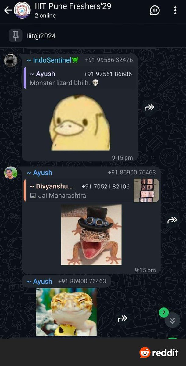 Parth09699342's tweet photo. Students from IIIT Pune are making derogatory stereotypes about Marathis. Such remarks harm the image of the Marathi community. @PuneCityPolice @mohol_murlidhar kindly takes action against them. https://t.co/bISZ9pbsWB