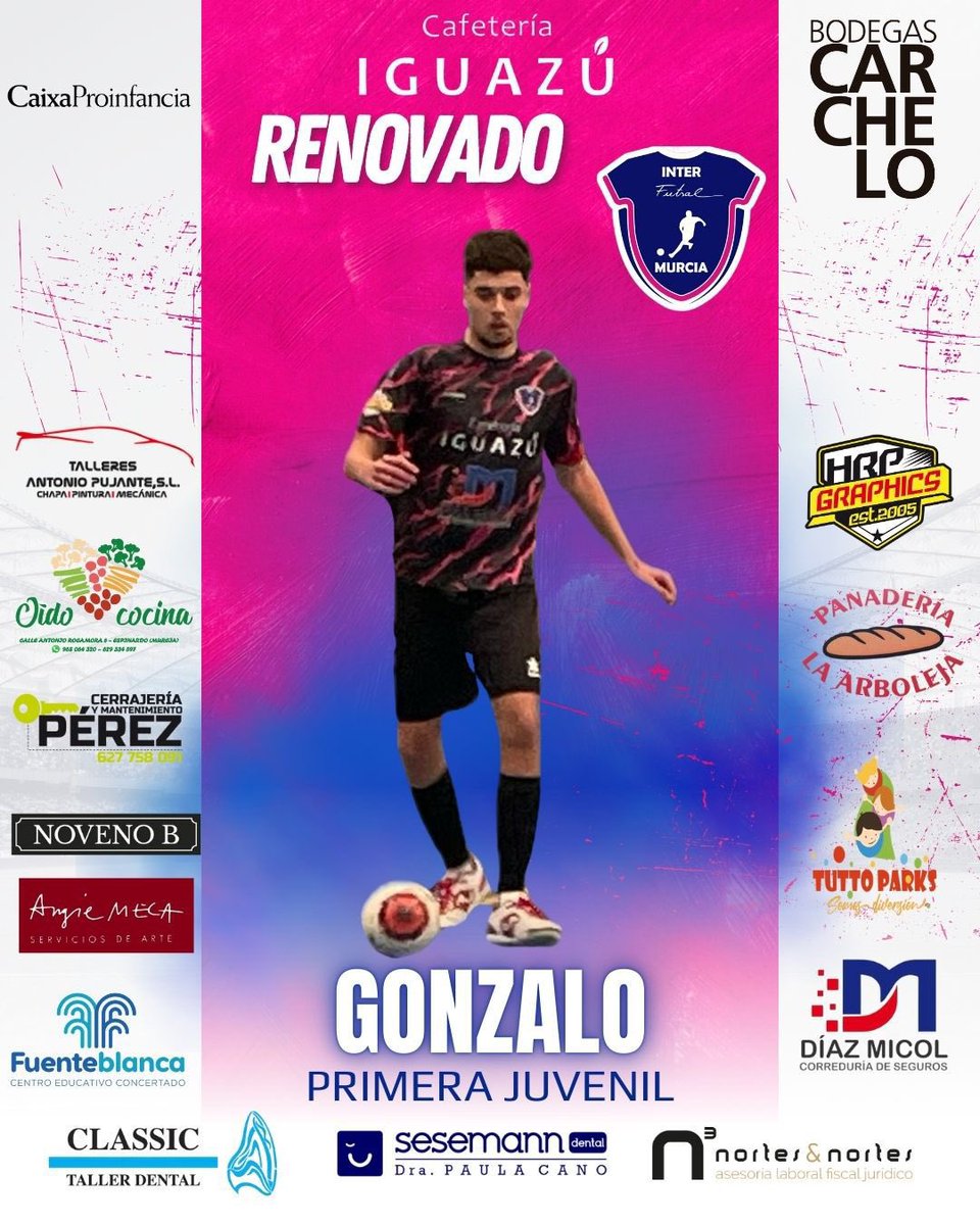 ✍️ ¡RENOVACIONES

⚽️ Aarón López, David Conesa y Gonzalo renuevan su compromiso con el primera juvenil

🤠 Otro año mas intentarán llevar al Inter Murcia a lo mas alto

#Somosinter