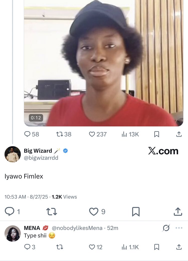 “Type shi” this girl no real 😭💔