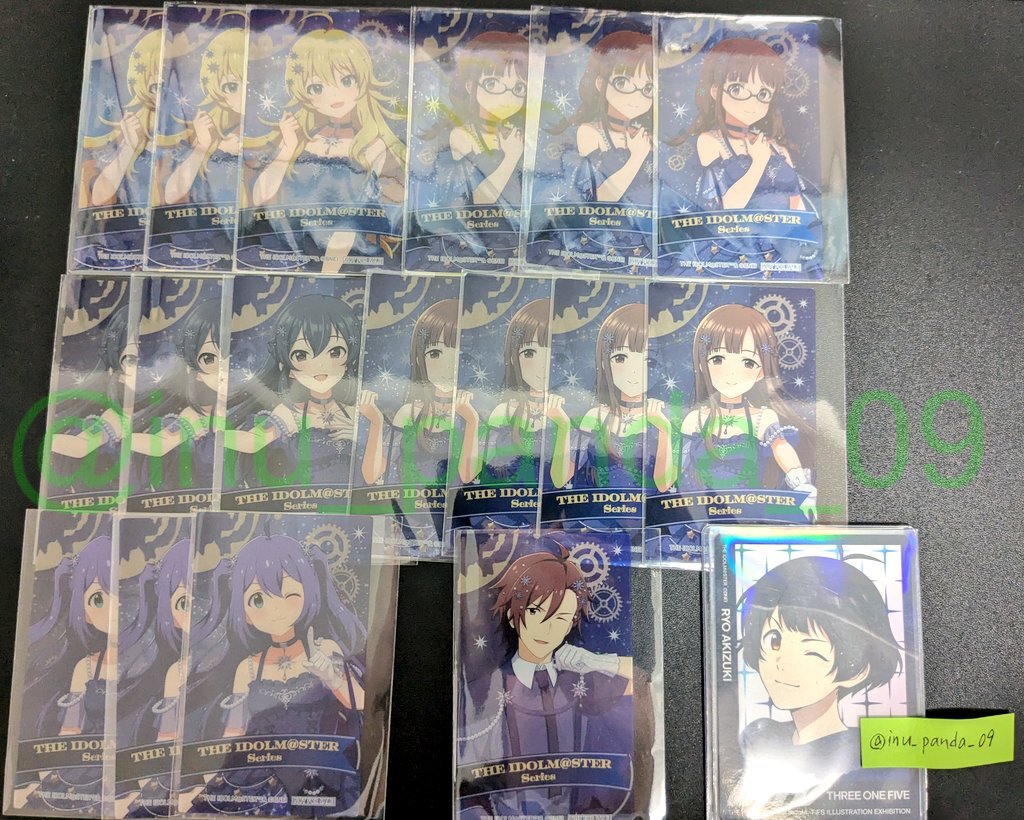 inu_panda_09's tweet image. 【交換】 アイドルマスター アイマス アトレ 秋葉原 特典 クリアイラストシート

譲: 星井 美希 3　秋月 律子 3　大石 泉 3　水本 ゆかり 4　望月 杏奈 3　天ヶ瀬 冬馬　櫻木 真乃 3　月岡 恋鐘 3　十王 星南 3　秦谷 美鈴 3

求: 涼

郵送のみです。
よろしくお願いいたします。