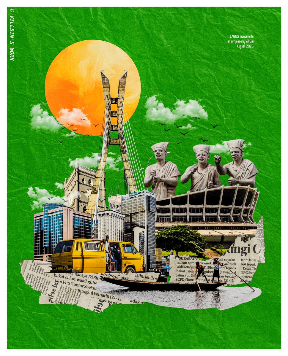 HUZZAIN_SZN's tweet image. LAGOS MONUMENTS 
🎨📁