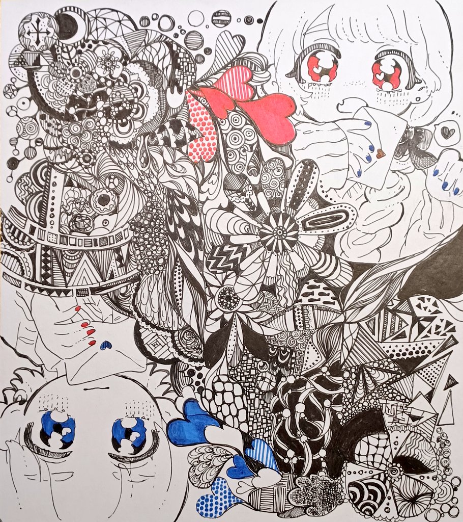 #何回でもポストしたくなるお気入りの一枚を見せて
19の時に描いたやつ
未だに過去一の描き込み