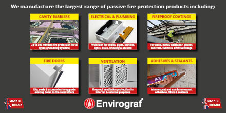 Fire Protection Professionals! Elevate safety with Envirograf's extensive range of passive fire protection products, and explore innovative solutions that meet industry standards. Visit Envirograf.com or contact us for personalised assistance. #FireSafety