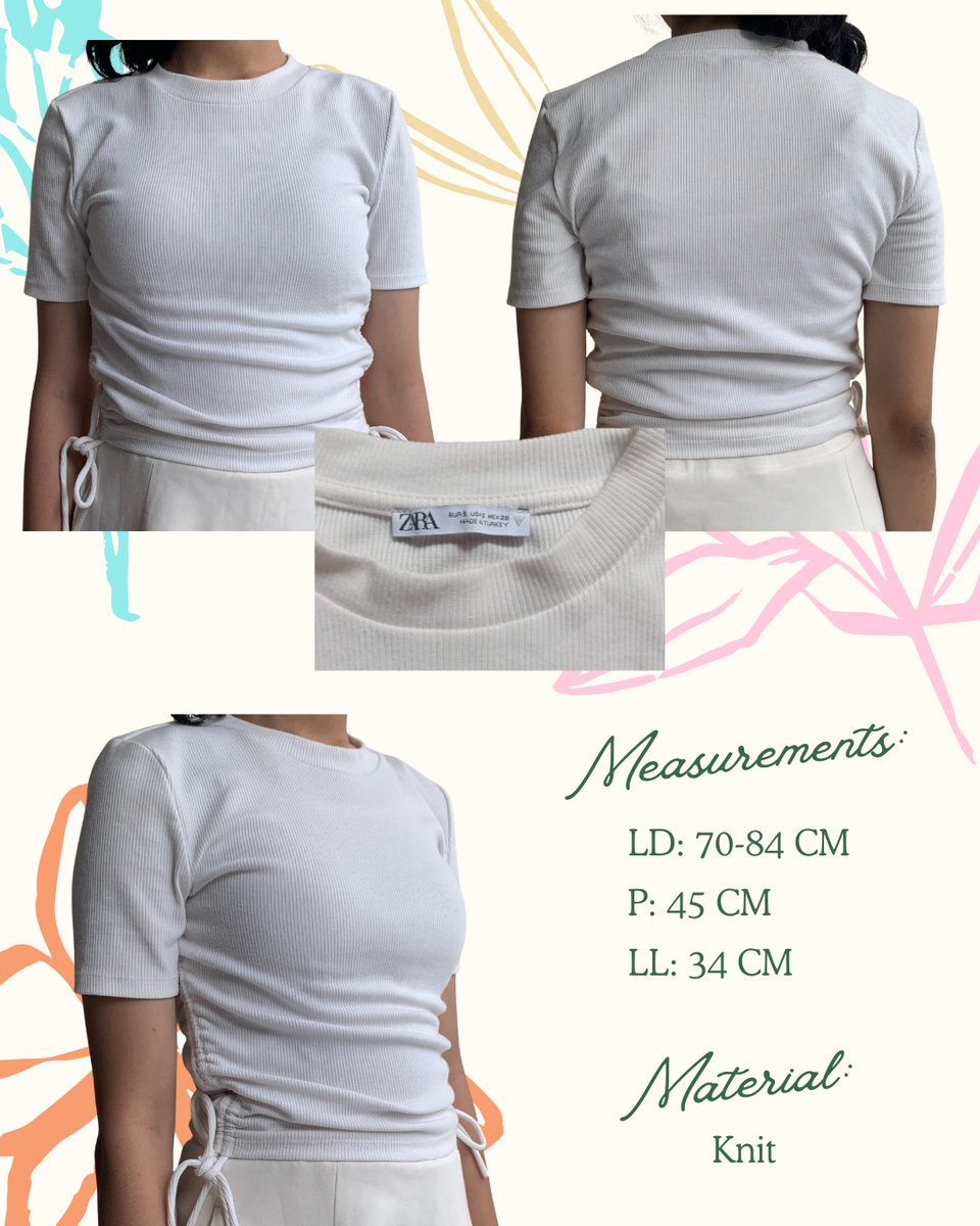 byfemmora's tweet image. ♧ Preloved Kaos Rib Zara ♧ 

Tb/bb model di foto: 149 cm/40 kg  

Pemakaian pribadi  

Detail? DM #preloved #prelovedbyfemmora #prelovedatasan