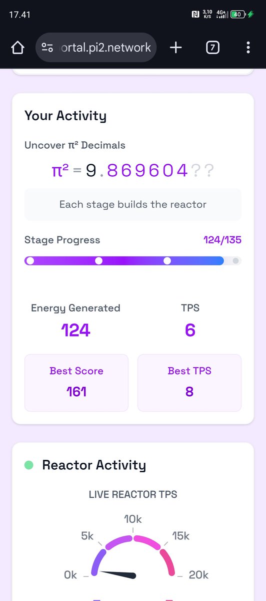 RHerlambang26's tweet image. ⚡ Reactor Mode Activated! ⚡
Just played the Reactor Mini-Game on Pi² Network.
The faster you tap the right color, the higher your score &amp;amp; the more digits of π² you uncover 🎯
Stay focused, don’t miss, and prove your reflex speed! 🚀
@pisquared

#Pi2 #ReactorGame #PiSquared
