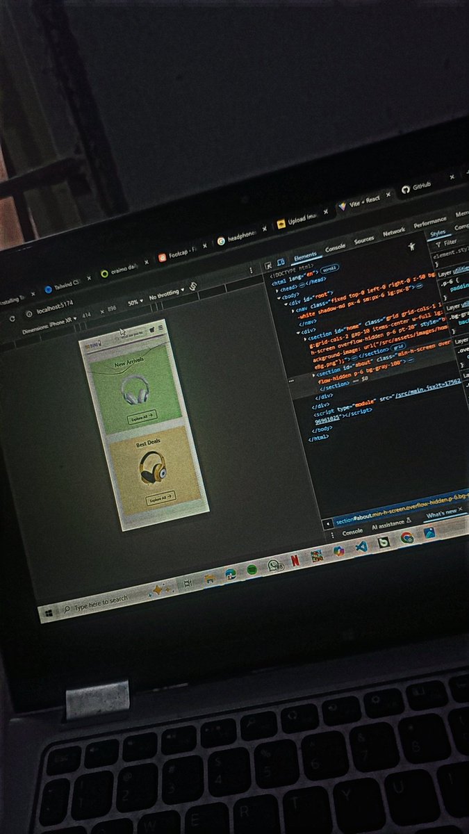 yemith_DEV's tweet image. So far, so good! Making progress with it and learning in the process!  👨‍🍳🔥 

#buildinpublic #web3 #webdevevelopment #ReactJs #tailwindcss #frontenddeveloper
