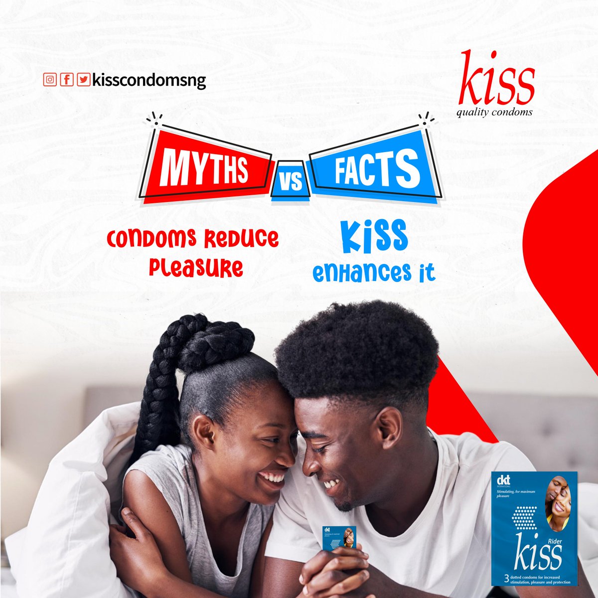 Think you know it all about condoms? Let’s bust some myths!
Stay informed. Stay safe. Stay satisfied.
.
.
Call:7790
Visit: honeyandbanana.com/honey-basket
.
#dkt #KissCondoms #MythVsFact #SafeIsSexy #ConfidenceBoost #NoMoreExcuses #CondomFacts #ThinkSafe #LoveProtected