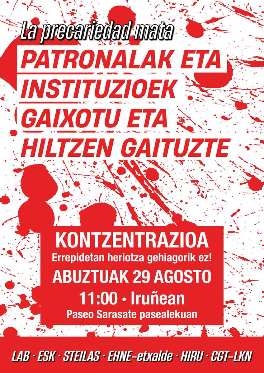 38 urteko garraiolari bat hil da Erriberrin
Larritzekoa da garraio sektorearen prekarizazio maila, zeina handitzen ari den etengabe. Horren erakusle dira aurtengo datuak: urtea hasi denetik gutxienez 14 garraiolari hil dira.