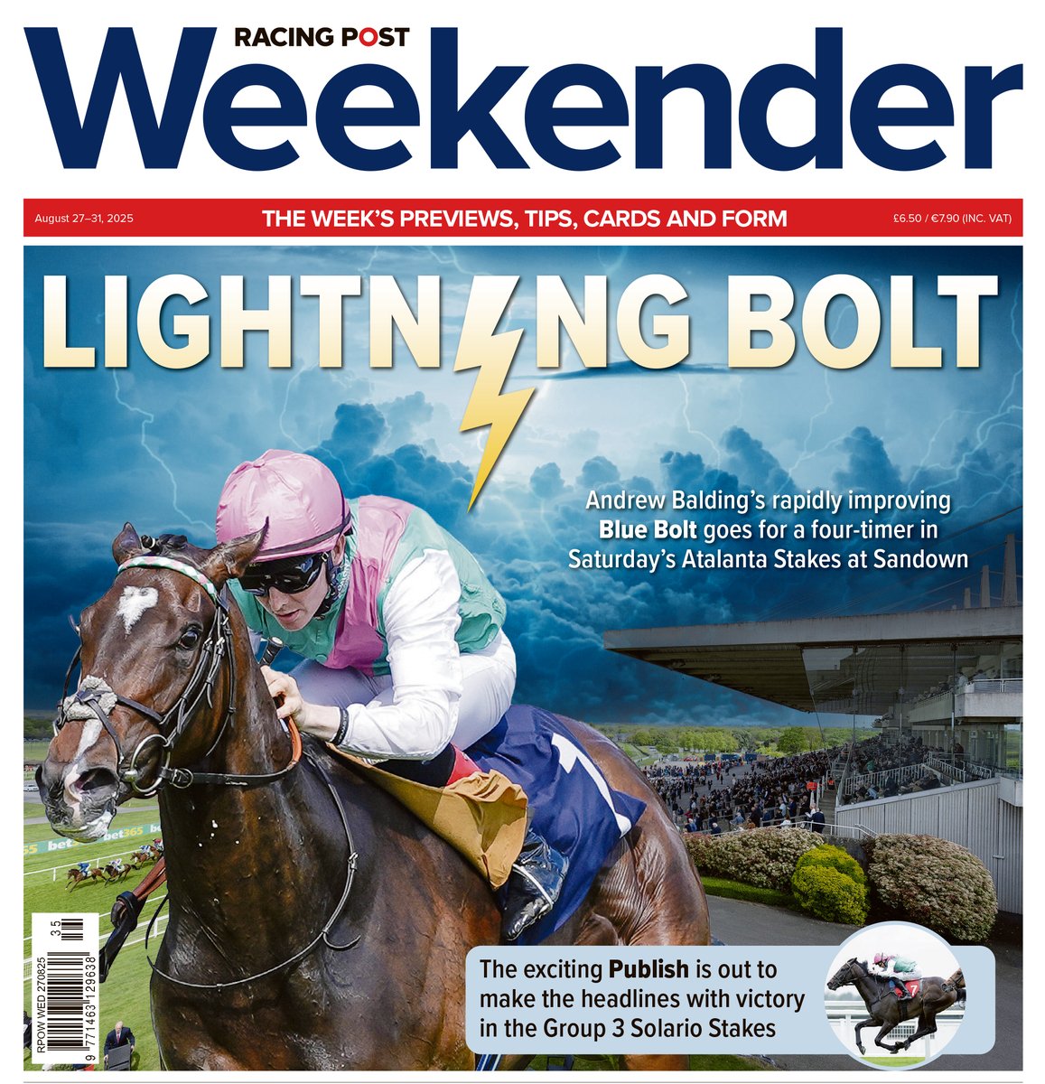 Weekender (@rpweekender) on Twitter photo Featured in this week's <a href="/RPWeekender/">Weekender</a>.... 🗞️
🏇 All the week's results, form, cards and tips
🗣️ Tom Segal and <a href="/mp_horseracing/">Maddy Playle</a> on racing's hot topics
🇬🇧 Political punting with <a href="/KeejayOV3/">William Kedjanyi</a>
🐾 Greyhound tips from <a href="/TBullenDogs/">Tony Bullen</a>
👀 <a href="/BucklandMarcus/">marcus</a> with his eyecatchers
IT'S OUT NOW! Featured in this week's <a href="/RPWeekender/">Weekender</a>.... 🗞️
🏇 All the week's results, form, cards and tips
🗣️ Tom Segal and <a href="/mp_horseracing/">Maddy Playle</a> on racing's hot topics
🇬🇧 Political punting with <a href="/KeejayOV3/">William Kedjanyi</a>
🐾 Greyhound tips from <a href="/TBullenDogs/">Tony Bullen</a>
👀 <a href="/BucklandMarcus/">marcus</a> with his eyecatchers
IT'S OUT NOW!