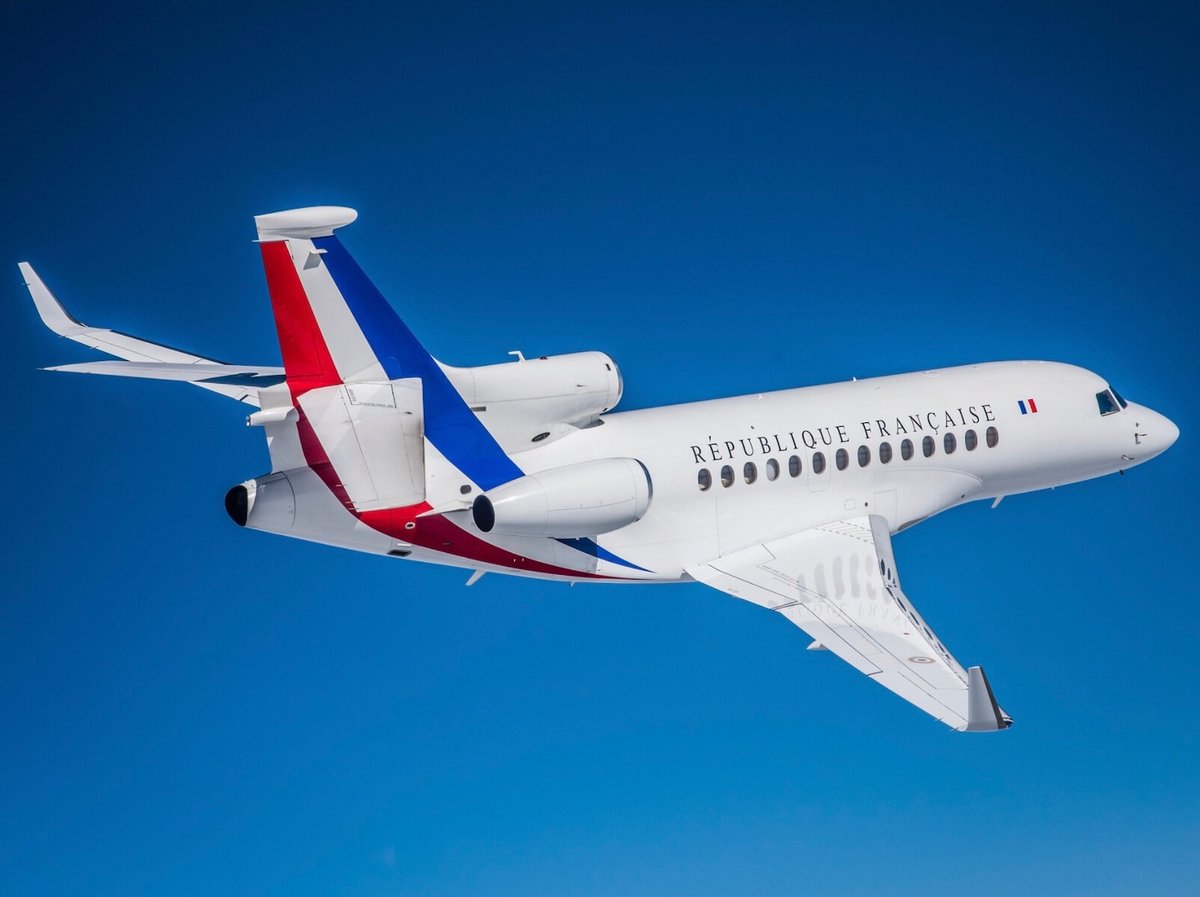 🛫 Un Dassault Falcon 7X 🇫🇷 République Française vient de décoller près de Villacoublay/Vélizy, France.
Vol #CTM001, immatriculation #FRAFB.
Suivre le vol : globe.adsbexchange.com/?icao=3B76B3&z…