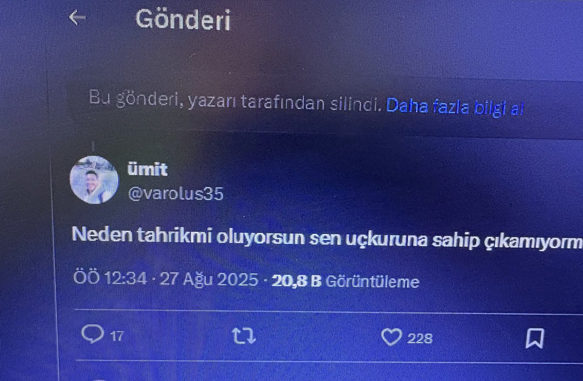 Nolduuuu yaprraaaaam popiş yemedi mi ? <a href="/ErhanKaramuk1/">Erhan</a> 
#konya