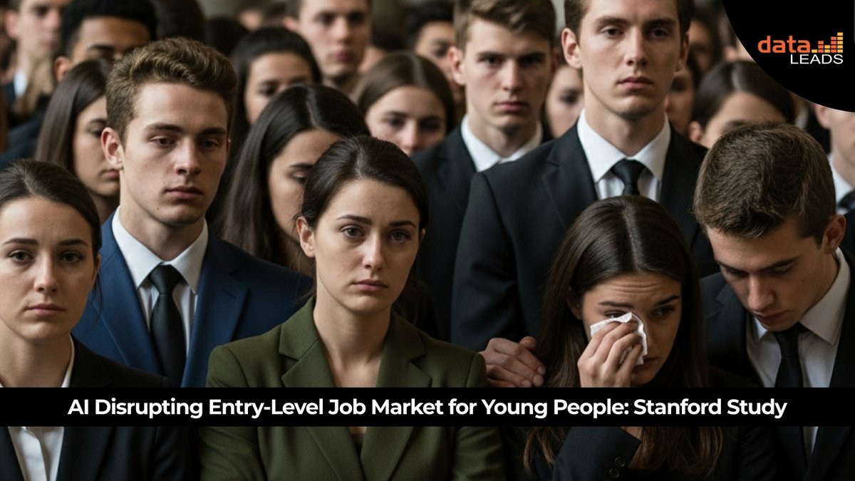 data_LEADS's tweet image. Stanford’s latest study reveals a troubling trend: entry-level jobs for young workers are increasingly at risk due to AI.

In the U.S., employment among 22- to 25-year-olds has declined significantly in professions most vulnerable to automation.

#US #Jobs #Employment @Stanford