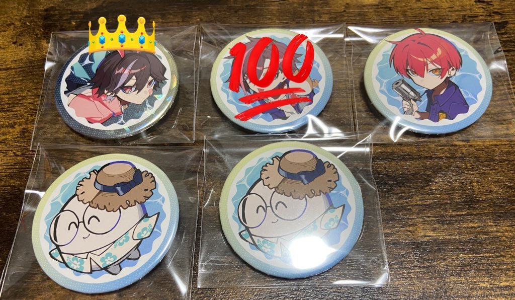 CRフェス ランダム チェキ 当たり付き缶バッジ 交換 郵送 買取

譲 : 下記画像

求 : 缶バ 👹(N2個)
       チェキ 🎈🎤H1＞⛱👹N＞⛱🎈N

異種交換可能
缶バッジ最優先のため比率違い検討致します
当方N2⇔R N⇔Rの交換可能
💖は👹との交換のみ
👹含む物、チェキ🎈ホロのみ買取も検討致します
