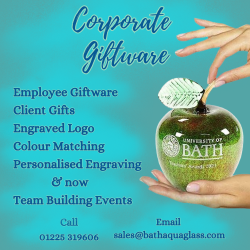 Bath Aqua Glass specialises in corporate gifts for both clients &amp; employees.
We can colour match your brand, as well as offer personalised engraving for your company logo &amp; names.

l8r.it/QZ3g

#handmade #clientgifts #corporategifting #thankyougifts #luxurygift