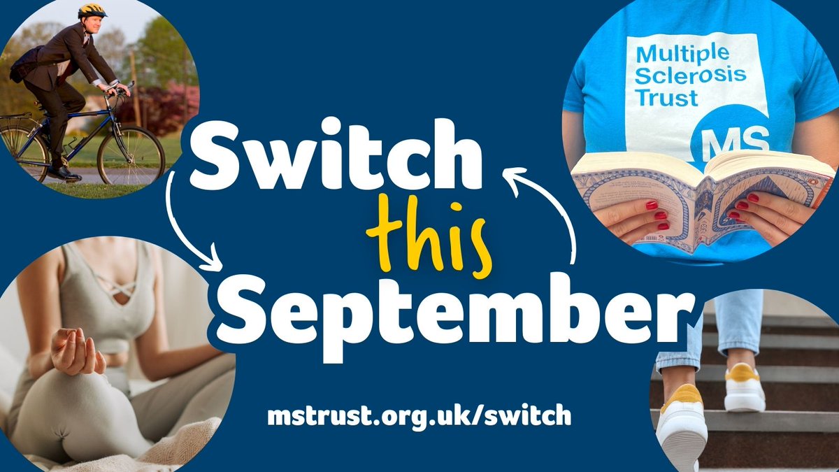 MSTrust's tweet image. Switch this September and raise vital funds for the #MS Trust.  Choose a healthy habit to take up or give up a vice. 

Visit the link below to download your Switch this September pack, for inspiration and everything you need to kick off your challenge.  
pulse.ly/4g0r4Pulse