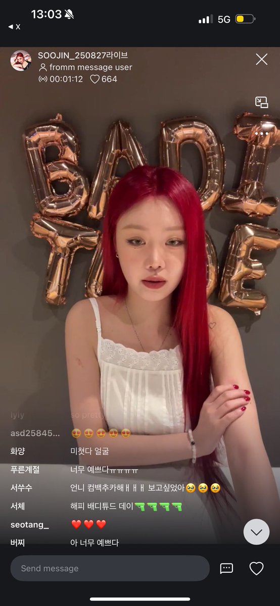 SOOJIN’S RED HAIR IS REAL AFTER ALL, SHE LOOKS GORGEOUS 😭😭😭😭