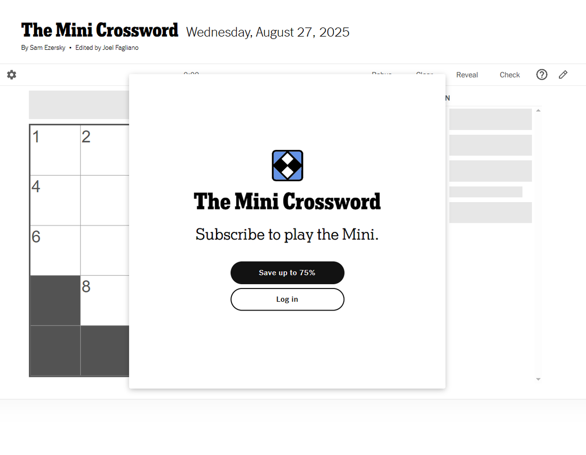 They took away the mini crossword 😒