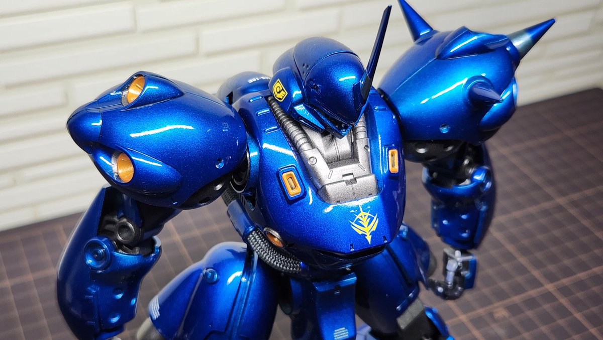 お久しぶりに真面目に作業に向き合いました！
気が付けば製作時間もかなりなもの…ネンイチの作品‼
#プラモデル #ガンプラ #ガンダム #ケンプファー #艶々 #塗装