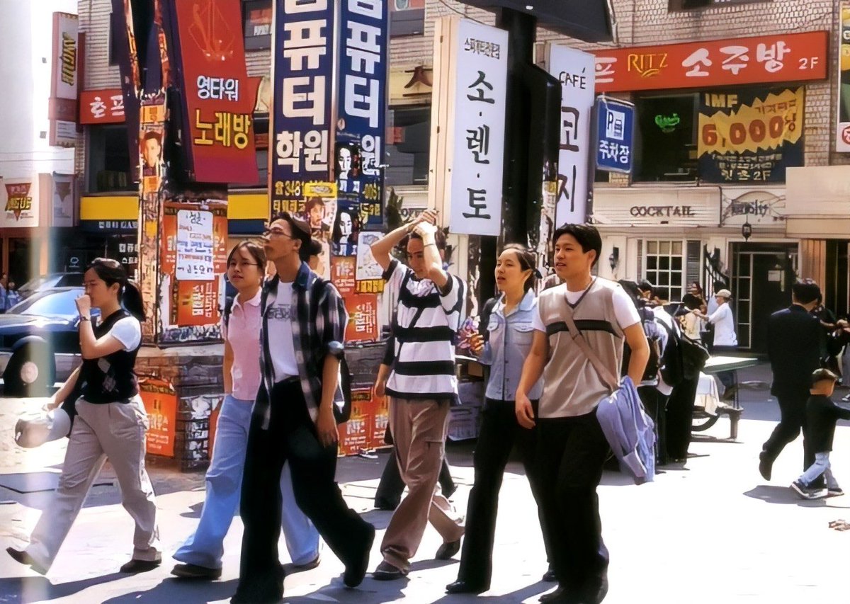 강남역 사거리 서울 한국, 1999년