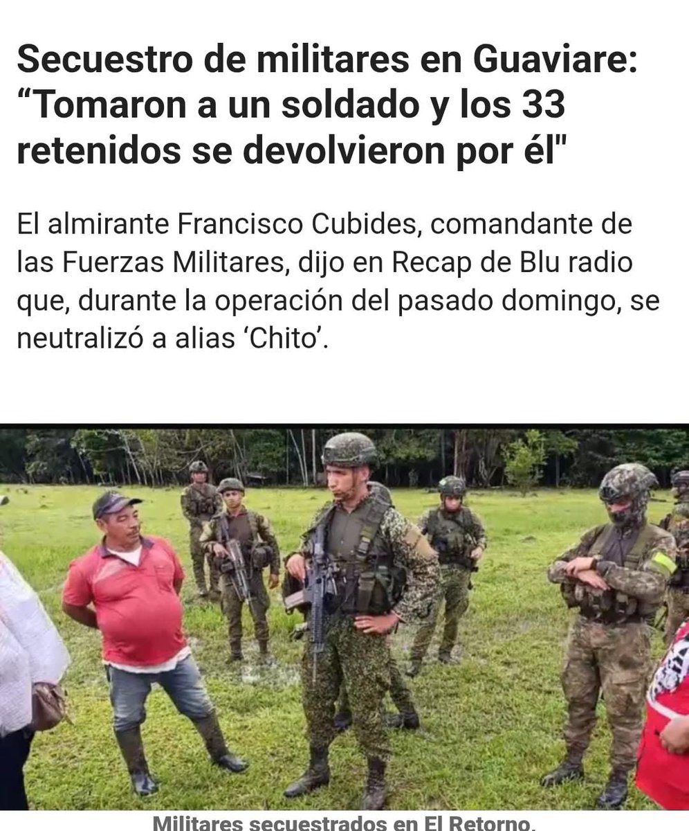 Enrique Gómez (@enrique_gomezm) on Twitter photo Es increíble, realmente imposible está situación: secuestraron 34 soldados y el ministro @pedrosanchezcol de gira de medios, narrando un país imaginario, inexistente. Esto se acaba en el 2026. No más negociación con terroristas Es increíble, realmente imposible está situación: secuestraron 34 soldados y el ministro @pedrosanchezcol de gira de medios, narrando un país imaginario, inexistente. Esto se acaba en el 2026. No más negociación con terroristas