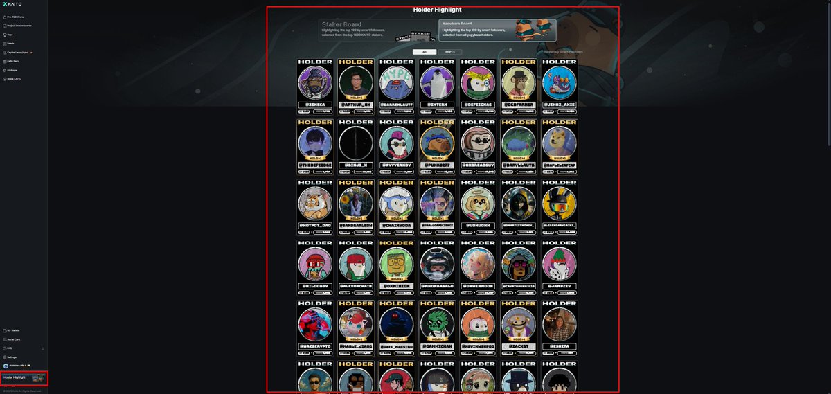 aiob⚡💵 (@core_block) on Twitter photo I am impressed.
<a href="/KaitoAI/">Kaito AI 🌊</a> is improving their UX day by day.
Recently, they built a 100-person leaderboard for Kaito based holders.
It highlights those holding 1500+ Kaito and those with Yapybara PFPs. Everyone here is Kaito-based.
You’ll see two types of people: those I am impressed.
<a href="/KaitoAI/">Kaito AI 🌊</a> is improving their UX day by day.
Recently, they built a 100-person leaderboard for Kaito based holders.
It highlights those holding 1500+ Kaito and those with Yapybara PFPs. Everyone here is Kaito-based.
You’ll see two types of people: those