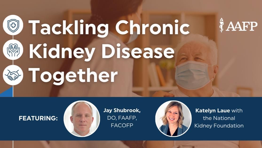 Margot Savoy MD, MPH, FAAFP (@margotsavoy) on Twitter photo Join <a href="/aafp/">AAFP</a> on LinkedIn on Sept. 4 as Jay Shubrook, DO, BC-ADM, FACOFP, FAAFP, & <a href="/nkf/">National Kidney Foundation</a> Katelyn Laue, MPH, RD, LD, discuss how early identification, intervention and shared decision-making can help improve patient outcomes in CKD. bit.ly/4oSGWDG Join <a href="/aafp/">AAFP</a> on LinkedIn on Sept. 4 as Jay Shubrook, DO, BC-ADM, FACOFP, FAAFP, & <a href="/nkf/">National Kidney Foundation</a> Katelyn Laue, MPH, RD, LD, discuss how early identification, intervention and shared decision-making can help improve patient outcomes in CKD. bit.ly/4oSGWDG