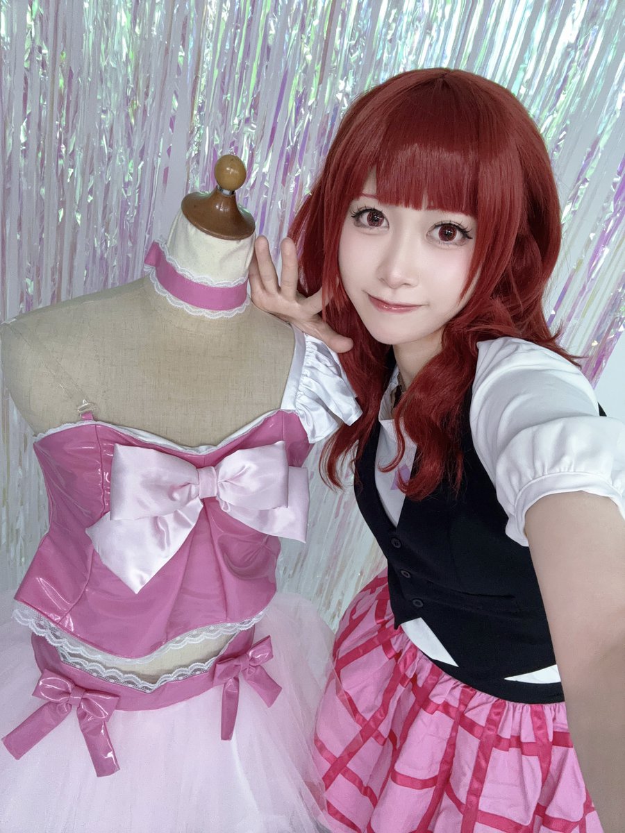 あいらちゃま個撮してきたよ〜う！！！
10時間ぶっ通し3着やった！
撮れ高高々なのでデータまじで楽しみ😍
（自作衣装初めてトルソーに着せたんだけどめちゃ感動したт  ̫ т）