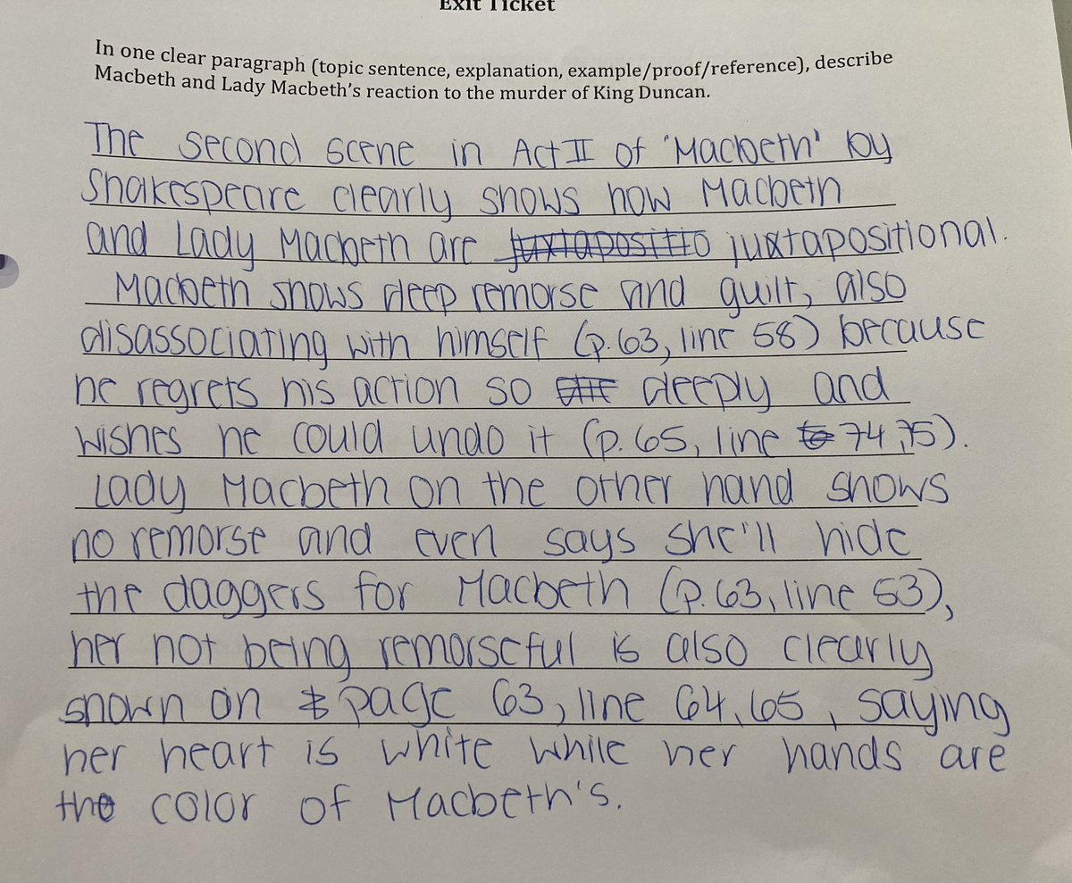 Gotta love exit tickets!
#Knowledgematters
<a href="/TeachLikeAChamp/">Teach Like a Champion</a>