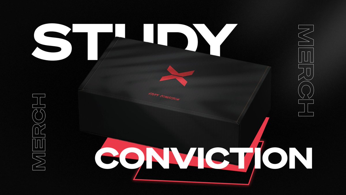 What’s better than studying conviction?

Doing it in a hoodie, tee, and cap combo 🧢

The full Study Conviction merch bundle ships in custom packaging this September. Pre-orders close August 30.

Get yours ↓