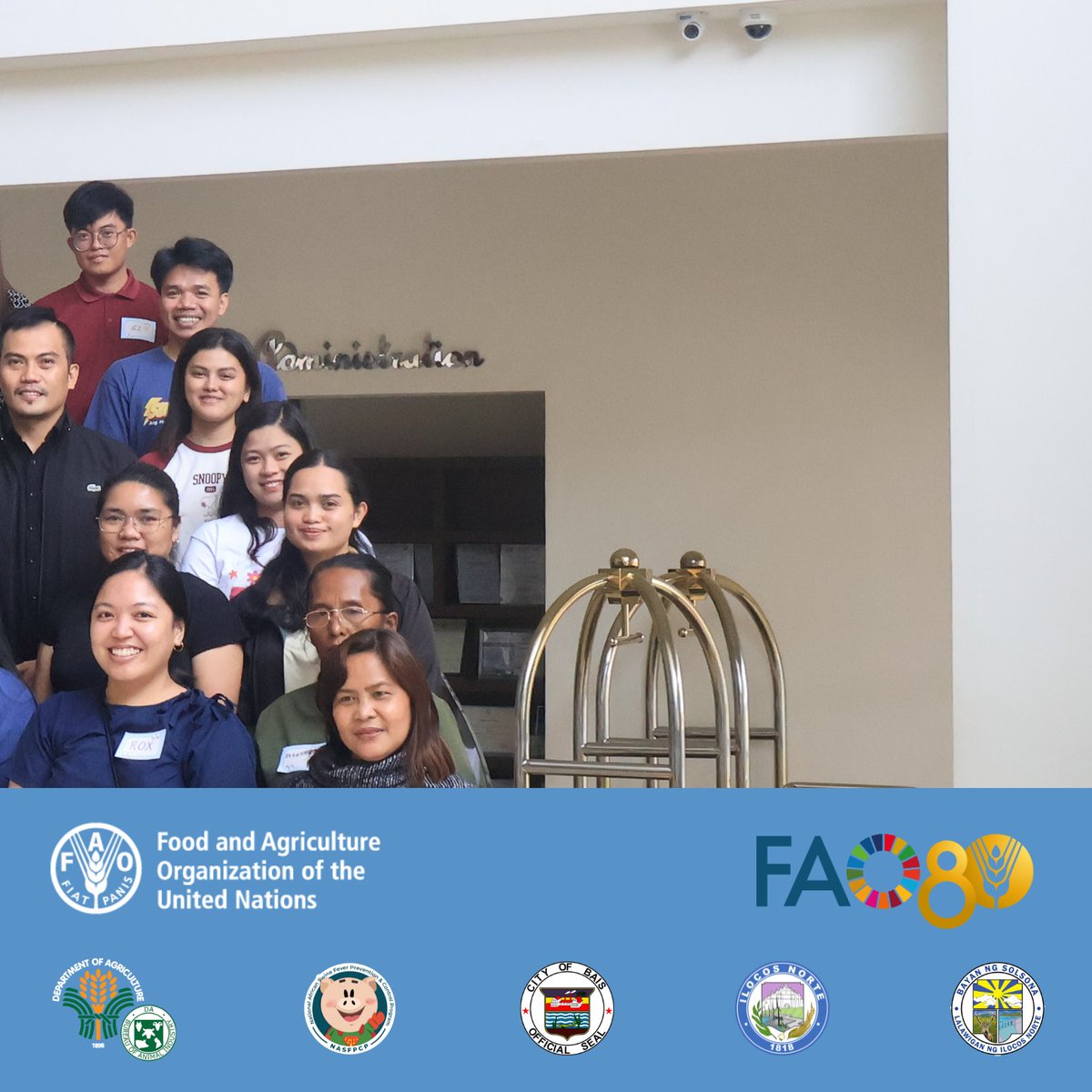FAOPhilippines's tweet photo. ICYMI | From #CABI to #BiosecurityChampions, @FAO #ECTAD Philippines, DA Bureau of Animal Industry, @nasfpcp and LGU partners from Bais City, Solsona and Ilocos Norte held a Consultation Workshop to co-create the Biosecurity Champions Training Programme for smallholder swine farmers. ๐จโ๐พ๐ฉโ๐พ๐ #ASF #4Betters
