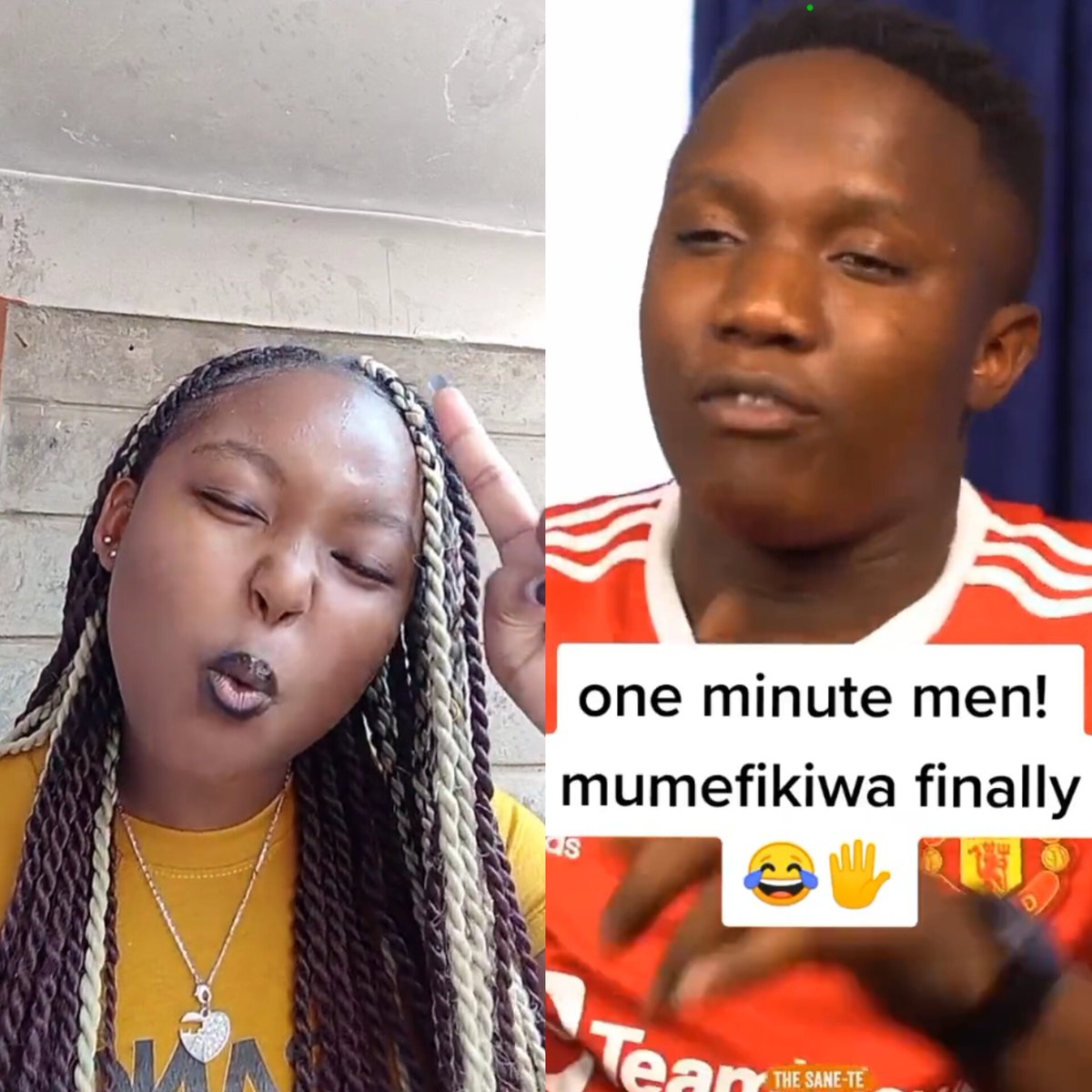 That whole one-minute man story should really end, because honestly there’s no such a thing, that was just a bad day at the office 😂. I’ve watched those clips of ladies talking and I just laugh, we men aren’t machines 😂😂