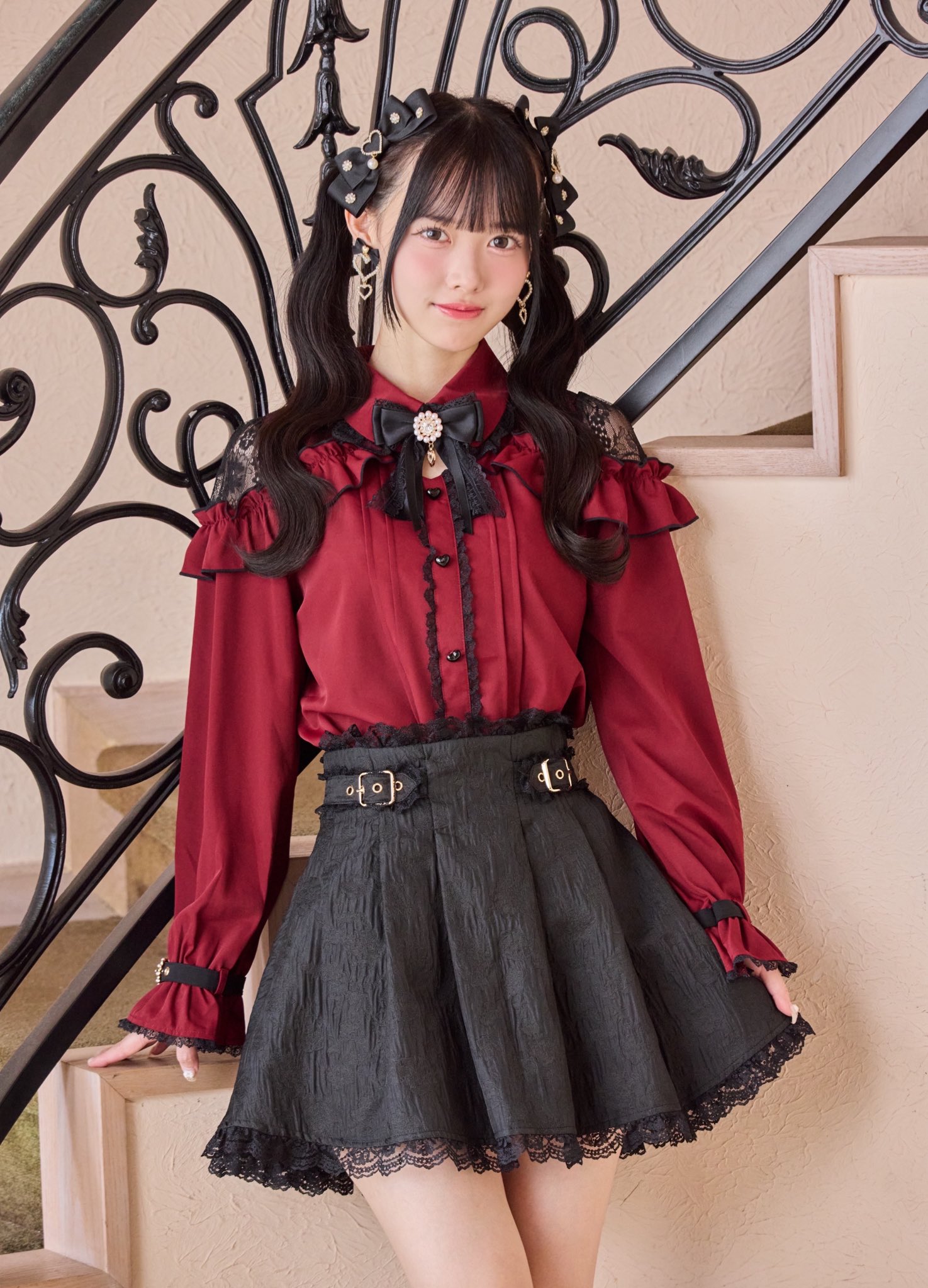 【即購入可⭕️】ROJITA ウエストラッフルスカパン ブラック フリーサイズ 即購入可⭕️】ROJITA ウエストラッフルスカパン ブラック
