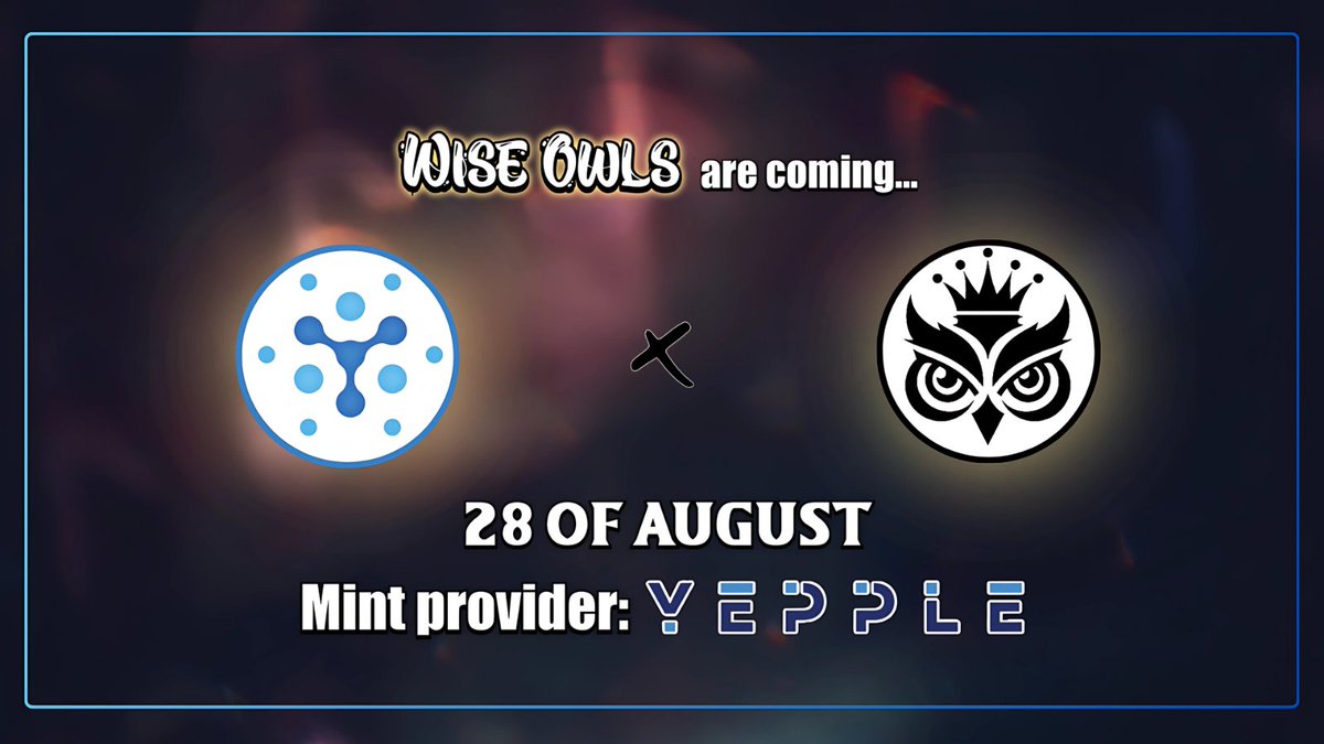 Wise Owls 🦉 (@wiseowlsnft) on Twitter photo New chapter unfolds. We are almost there...
Here is the official mint link provided by <a href="/YeppleInc/">Yepple | NFT Minting and Custom Development</a>
👉mints.yepple.io/wiseowls👈
Be Wise.... You know what to do..... New chapter unfolds. We are almost there...
Here is the official mint link provided by <a href="/YeppleInc/">Yepple | NFT Minting and Custom Development</a>
👉mints.yepple.io/wiseowls👈
Be Wise.... You know what to do.....