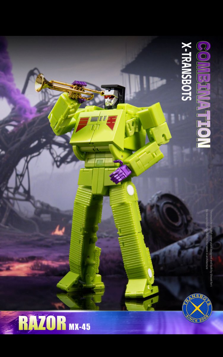 Talib1980's tweet image. Devastator Wars!!!
In hand images of X-Transbots MX-45 Razer their version of a Masterpiece Scale Constructicon Bonecrusher. Shipping at the end of August.
#xtransbots #3rdpartytransformers #devastator #constructicons  #Transformers #Hasbro #TransformersComics