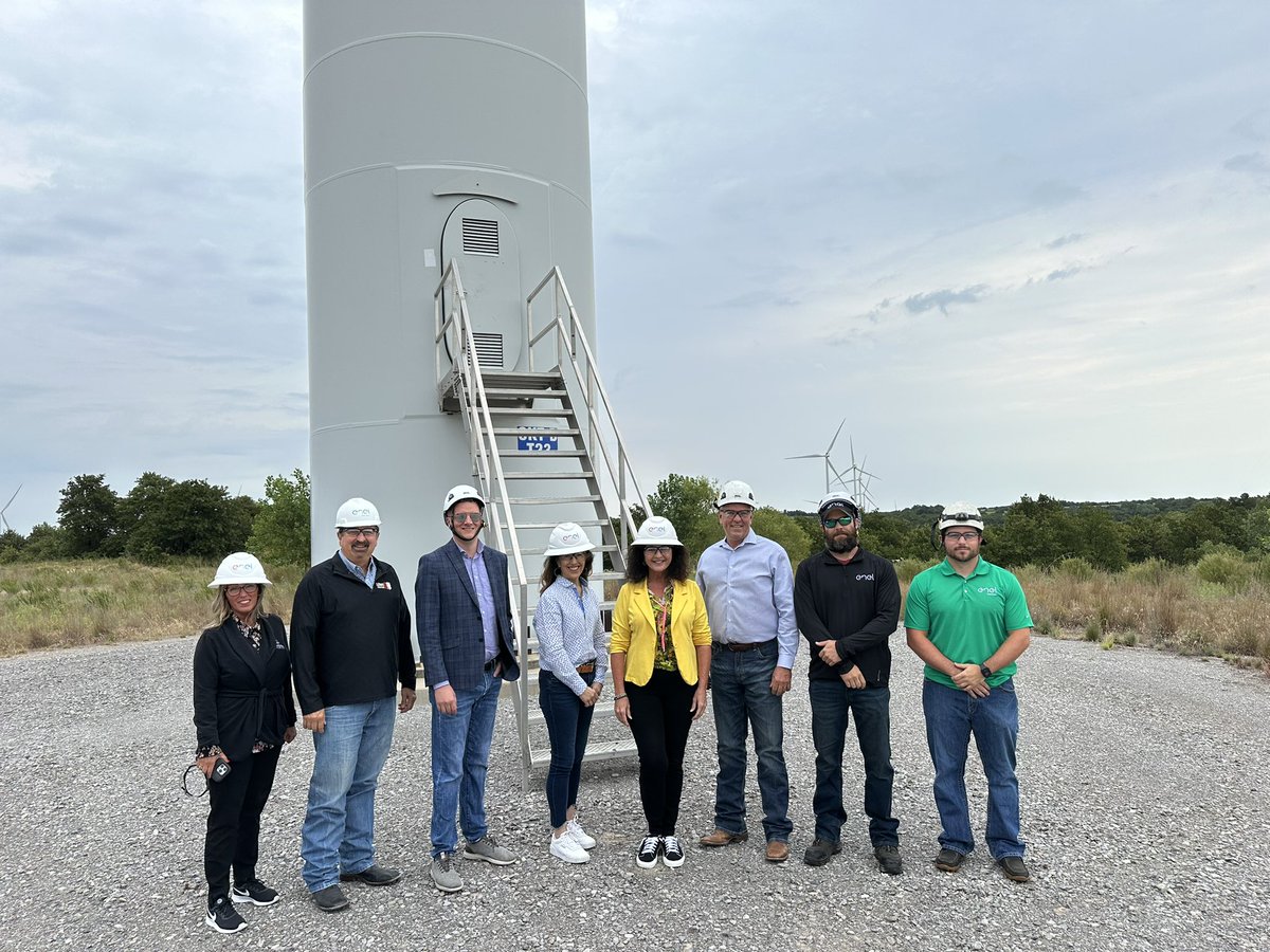 Great week for an #Energy tour in #Oklahoma Appreciate the investments made by <a href="/Enel_NA/">Enel North America</a> in the state. #Community