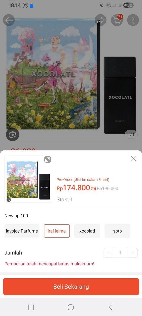 dinobirushop's tweet photo. wts want to sell, BANTING HARGA🤩🤩🤩🤩
parfum saff n co varian irai leima, sotb dan xocolatl ga sampe 200rb, irai leima cuma 174.200 ajalohh😧 harga di bawah semuanya after voucher 8% di shopee ya, kalo akunnya wangi, pasti bisa lebih murah, yuk dicek🤩 https://t.co/3Kkv5QLOeu