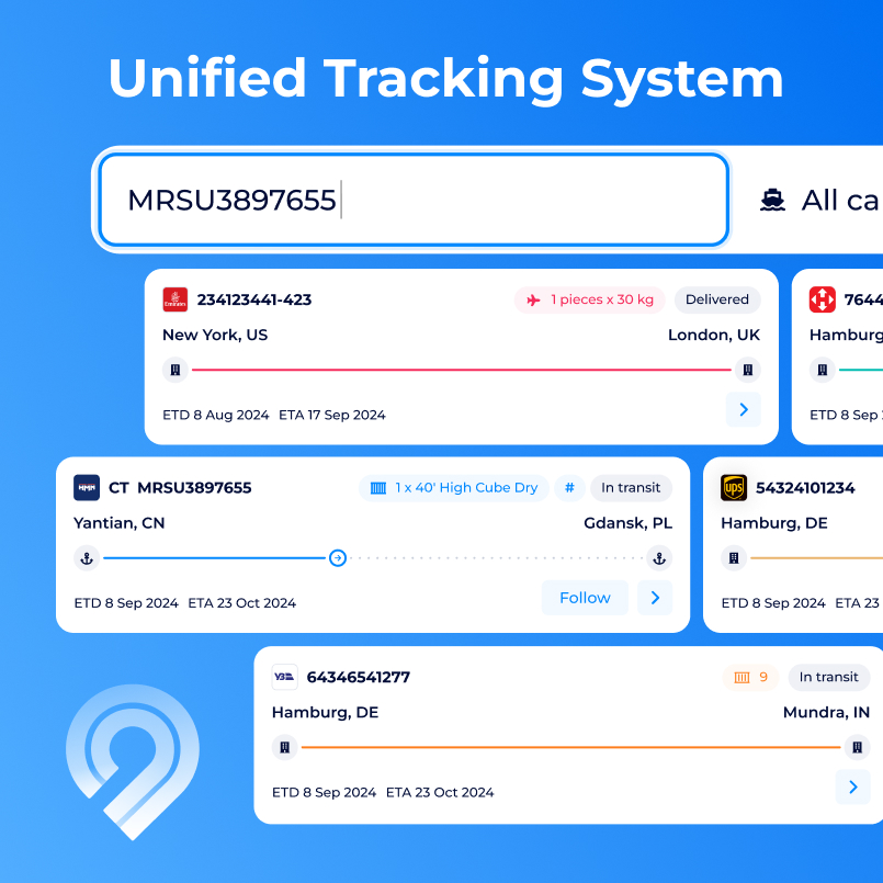 ✔️Unified Tracking — your smart choice for cargo monitoring by sea, air, rail, road, and parcel tracking.

All-in-One solution for shipments transparency &amp; live updates. 

📩Submit your query here: searates.com/contact/?event…

We’ll get back to you with a customized offer!
